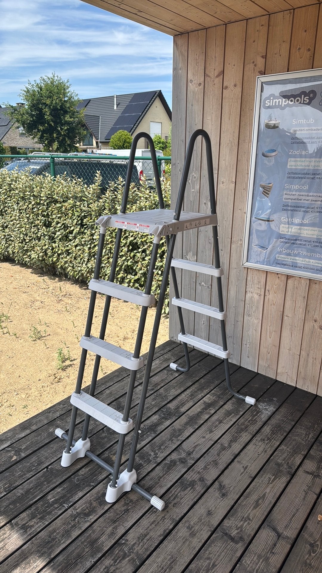 Intex ladder 1,22m hoog ongebruikt, Tuin en Terras, Ophalen, Nieuw, Ladder