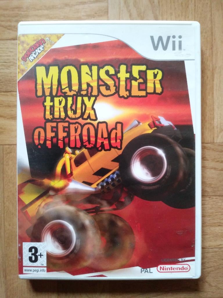 Monster Trux offroad, voor Wii of Wii U, Racen en Vliegen, 2 spelers, Ophalen of Verzenden, Zo goed als nieuw