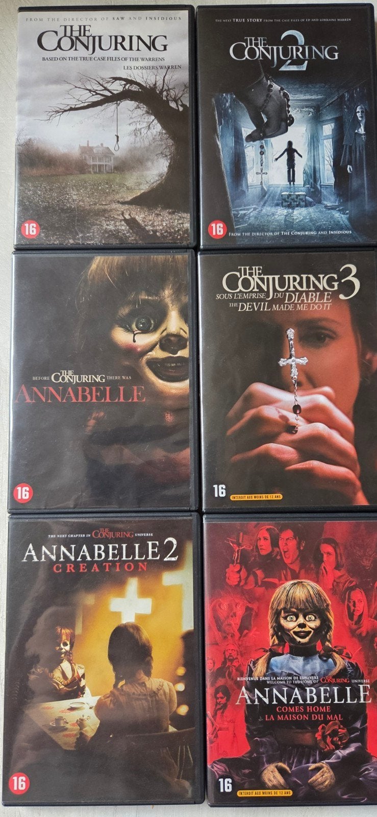 The conjuring universe(7films), Cd's en Dvd's, Ophalen