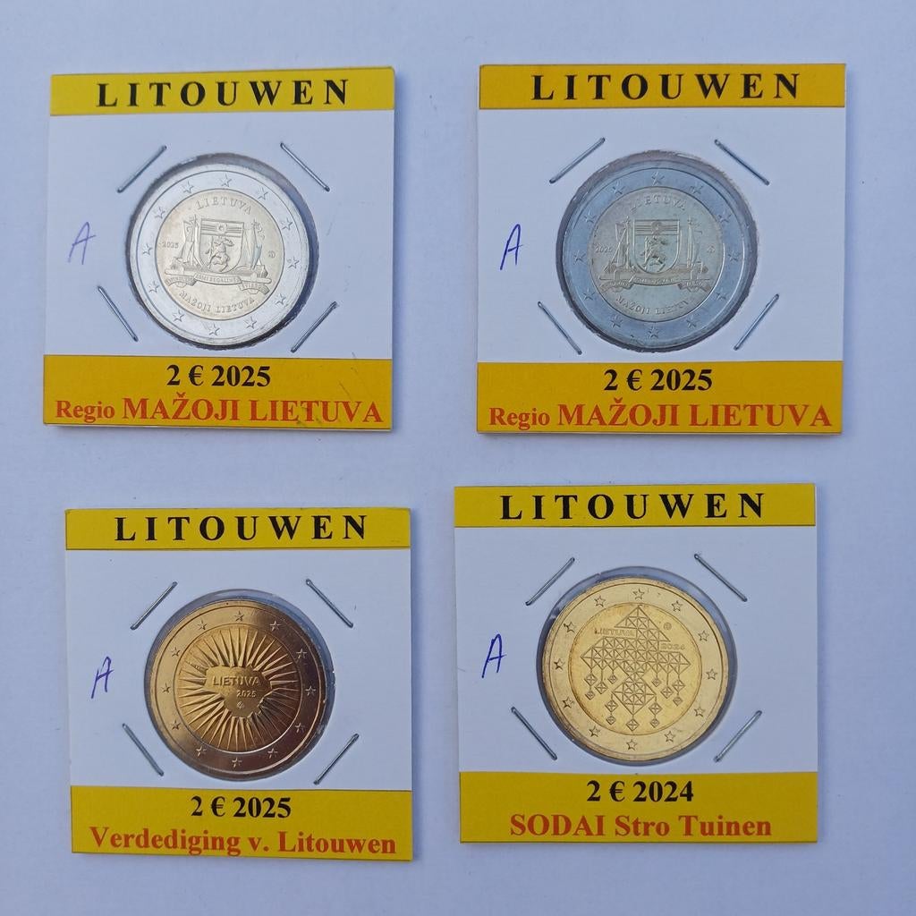 2 euro munten litouwer, Ophalen, 2 euro