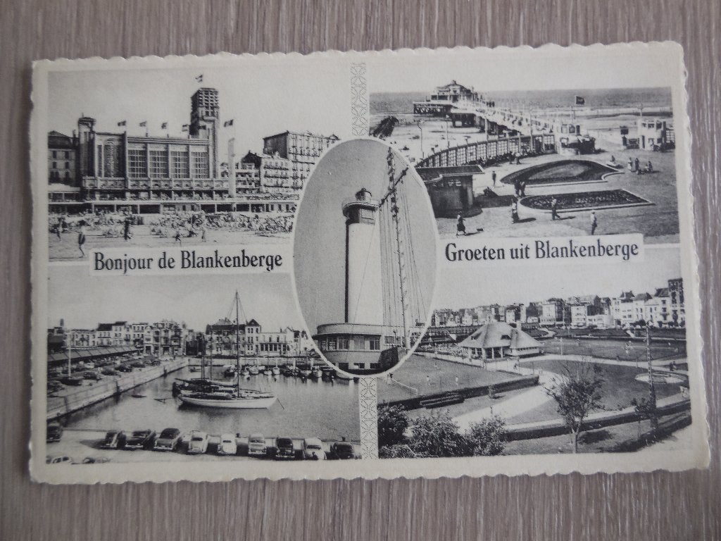 postkaart Groeten uit Blankenberge, Verzamelen, Ophalen of Verzenden, 1960 tot 1980, Gelopen, West-Vlaanderen