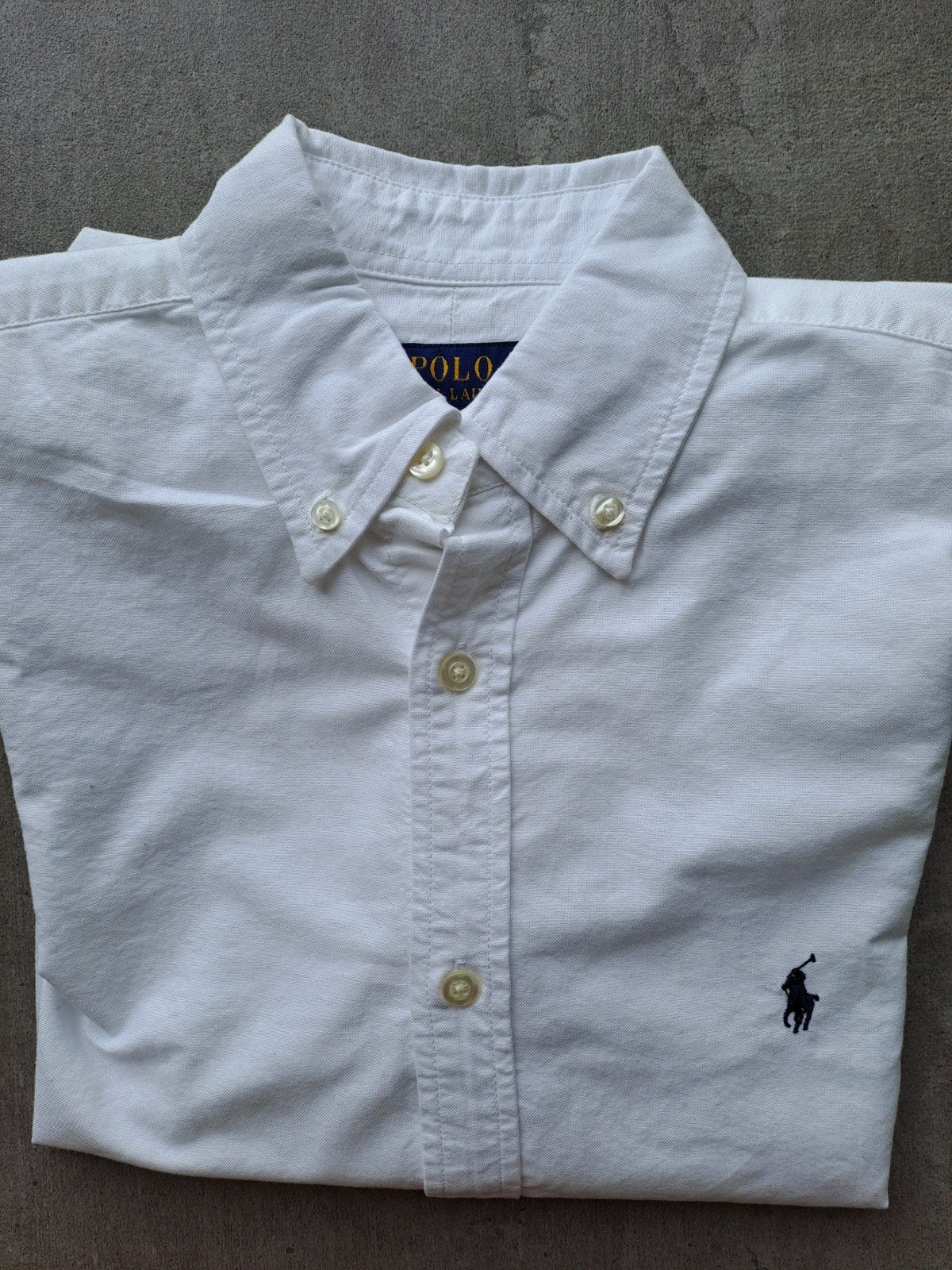 Hemd ralph lauren - maat M - kleur wit, Vêtements | Hommes, Chemises, Enlèvement ou Envoi, Bleu