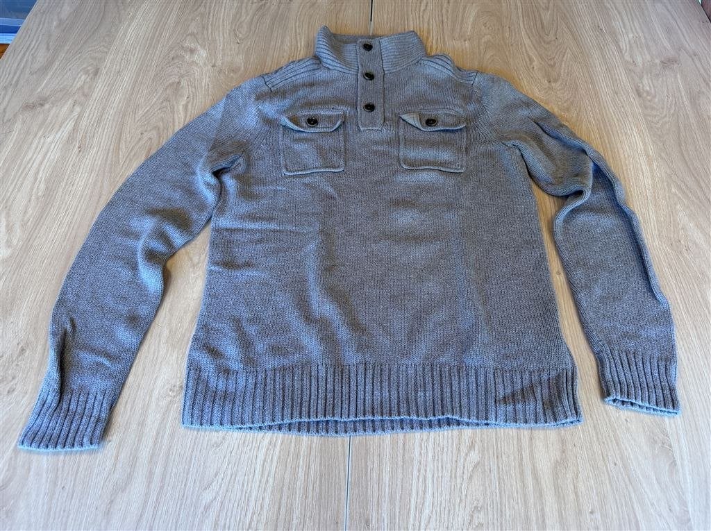 GAP Heren Cardigan Button Zip Neck - Maat S, Ophalen of Verzenden, Zo goed als nieuw, Maat 46 (S) of kleiner