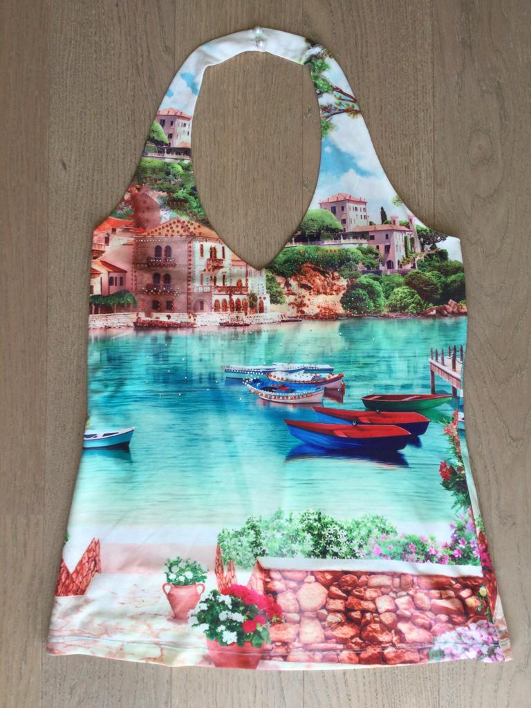 Topje ‘Étoile du monde’, Kleding | Dames, Maat 38/40 (M), Overige kleuren, Ophalen of Verzenden, Zo goed als nieuw