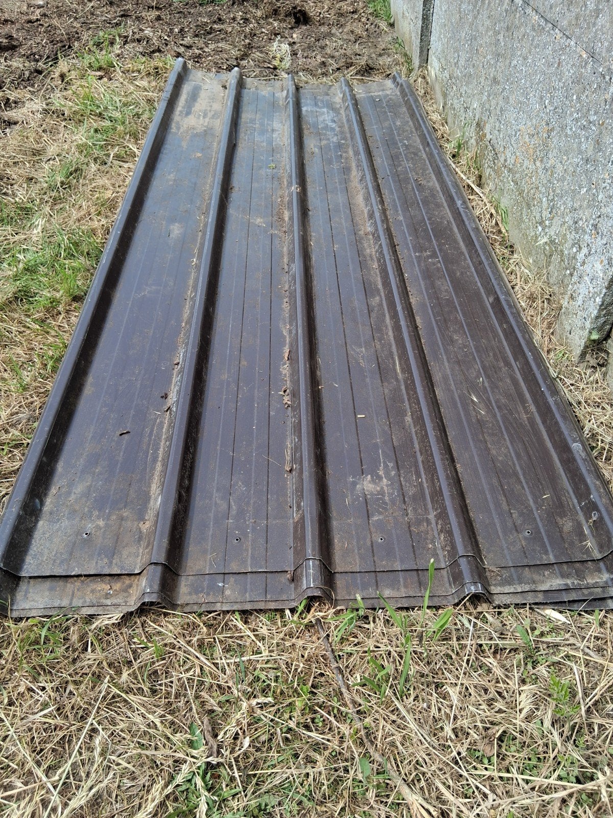 Dakplaten, Doe-het-zelf en Bouw, Dakpannen en Dakbedekking, Gebruikt, Overige kleuren, 15 m² of meer, Metaal