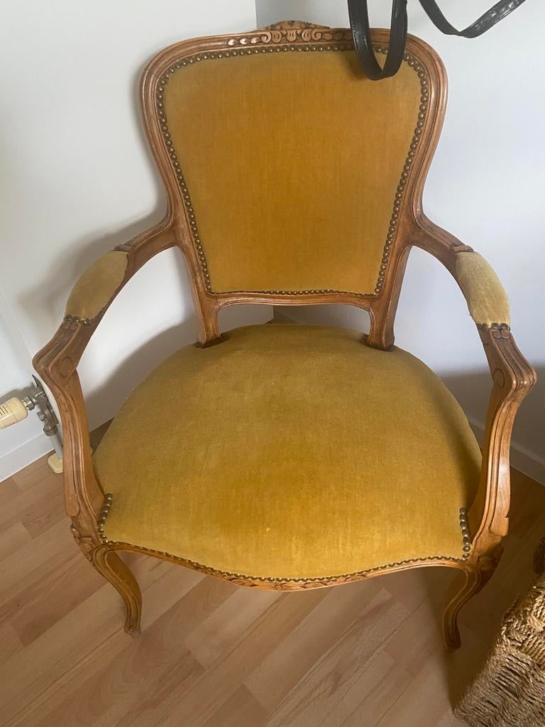 Oude fauteuil gerenoveerd, Antiek en Kunst, Ophalen