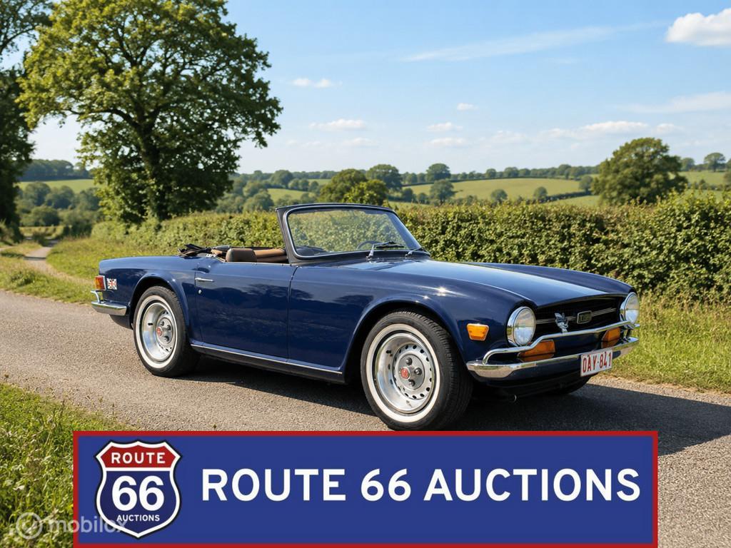 Triumph TR6 | 1970 | Route 66 Auctions, Achat, Entreprise, Boîte manuelle, Triumph