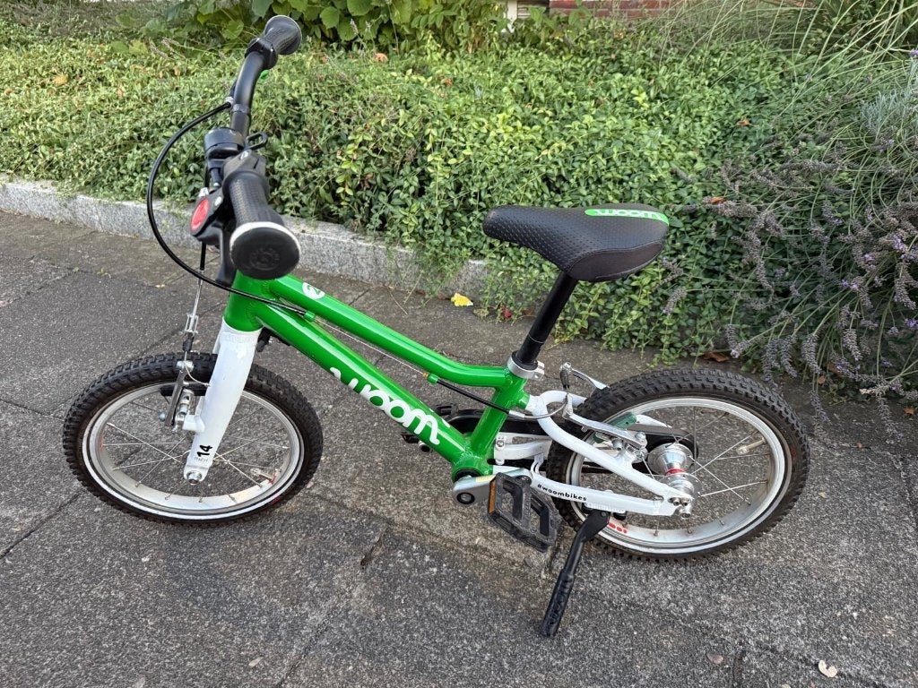 WOOM 2 kids' bike Green, Ophalen, Zo goed als nieuw, Overige merken