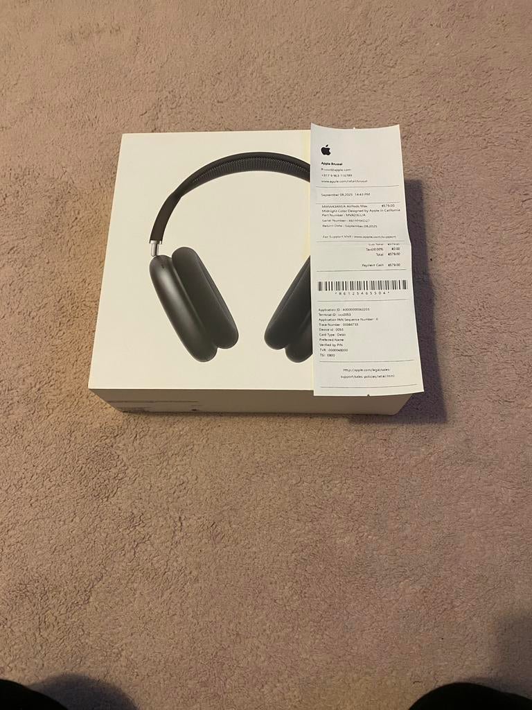 Apple Airpods Max, Autres marques, Enlèvement ou Envoi, Bluetooth, Circum-aural