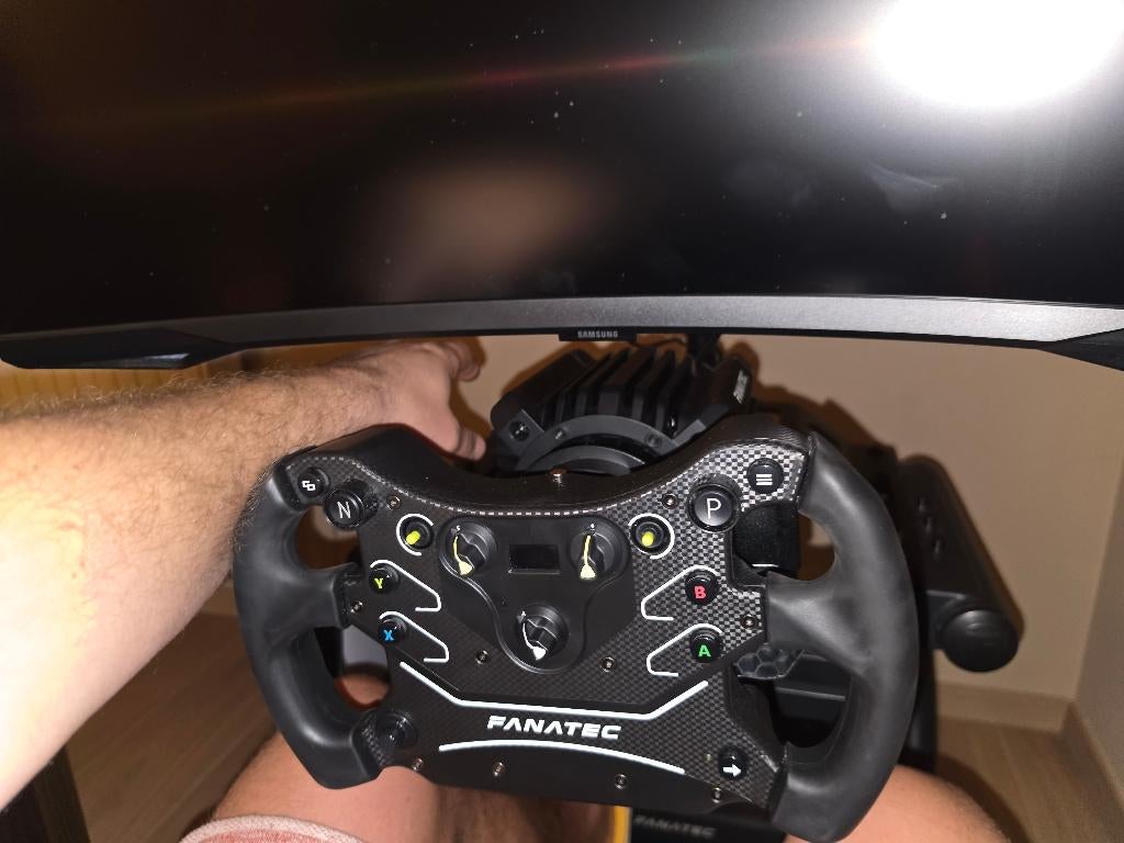 Fanatec steering wheel gt3 met qr2, Games en Spelcomputers, Ophalen, Zo goed als nieuw, Stuur of Pedalen, PlayStation 5