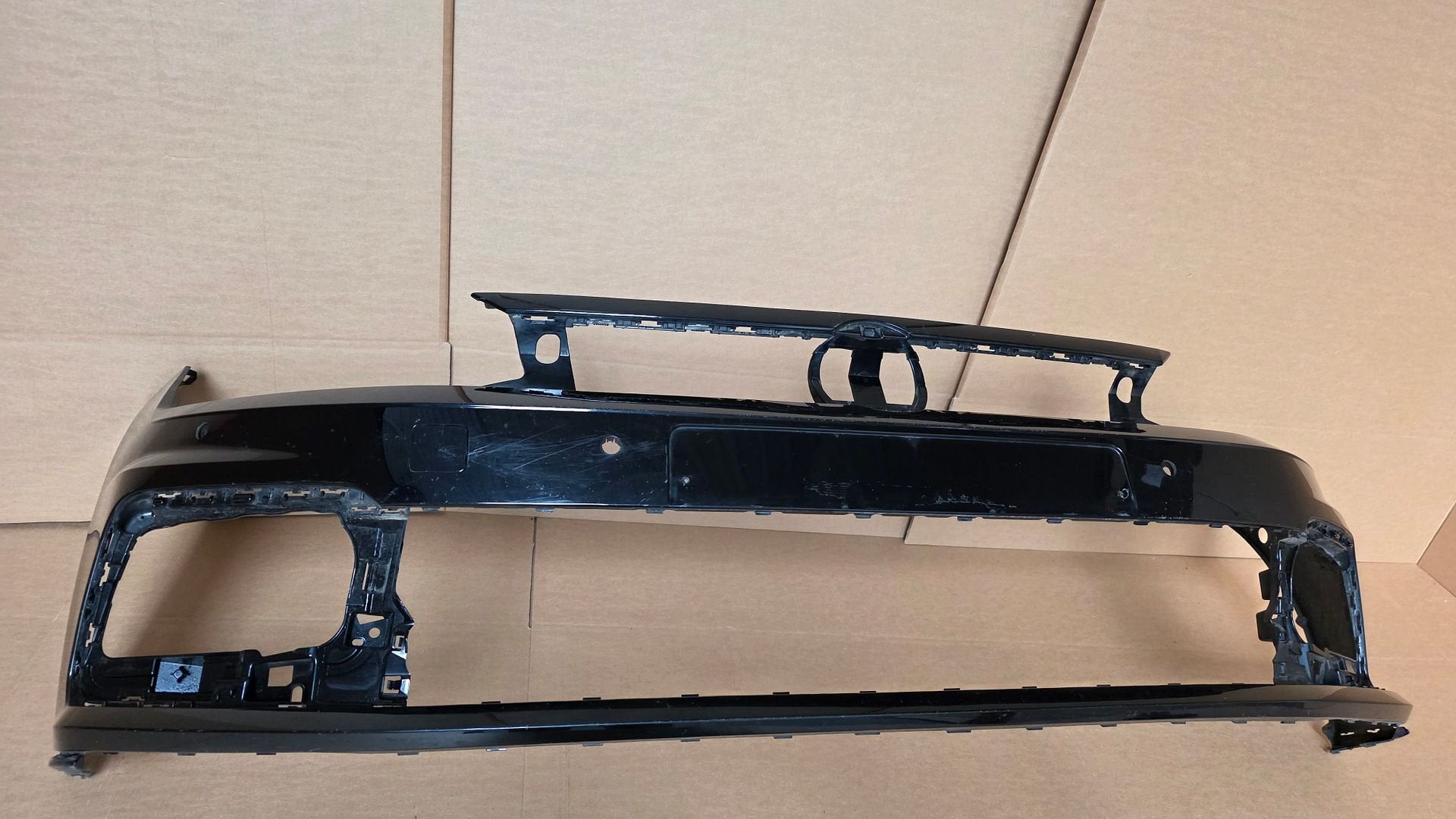 Voorbumper VW Polo 2G AW GTI R-line 6xPDC L C9X Vopkswagen, Gebruikt, -, Ophalen of Verzenden, Bumper