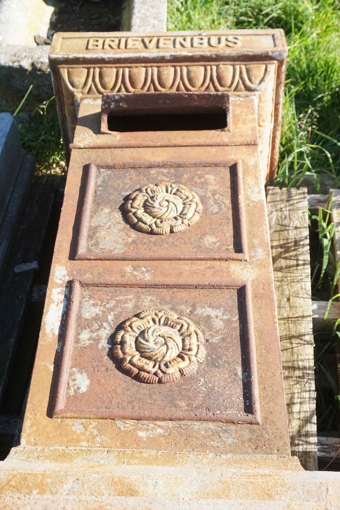 Brievenbus in gietijzer, Tuin en Terras, Ophalen, Gebruikt