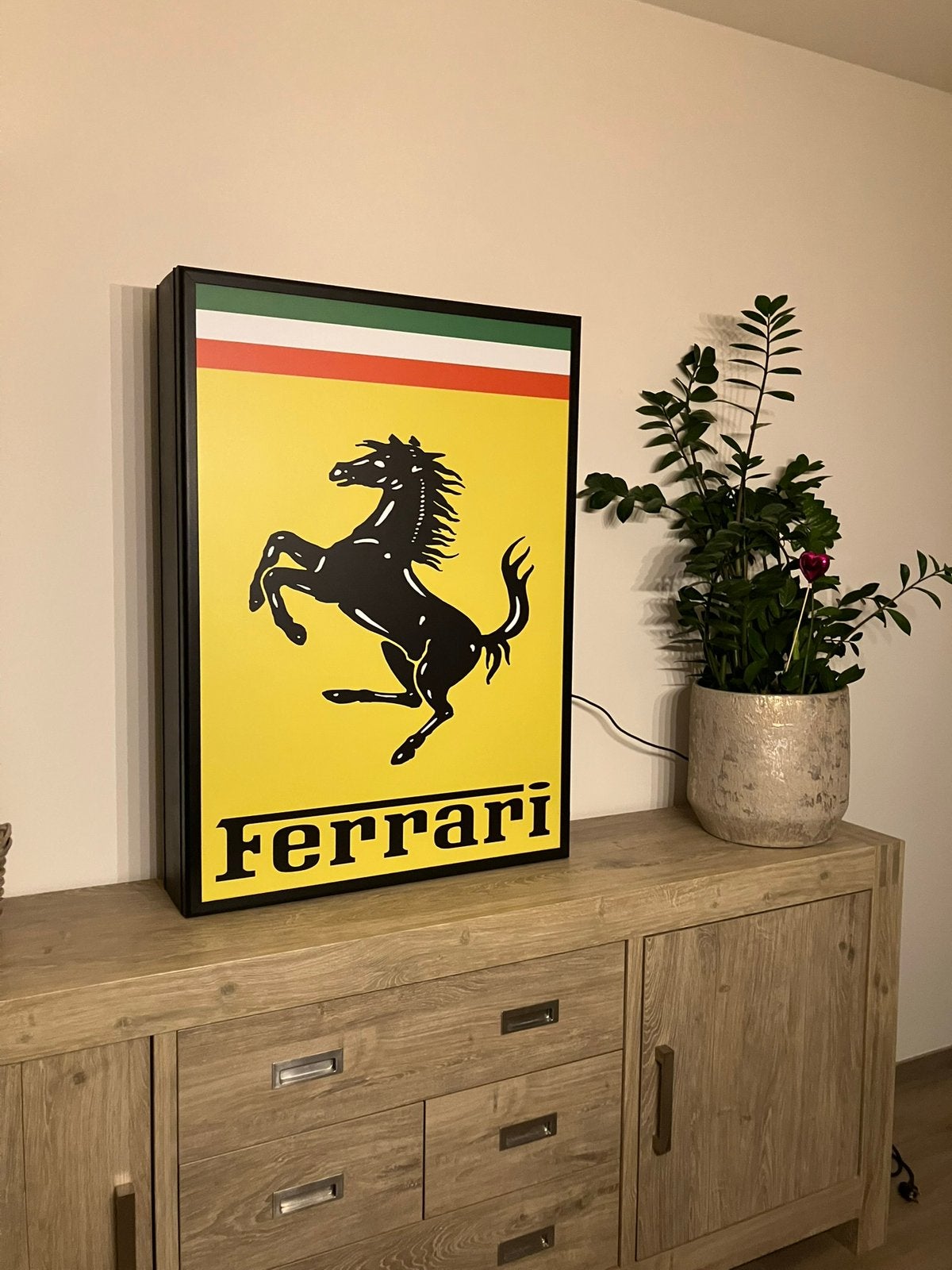 Lichtbak Ferrari 75x105, Ophalen, Zo goed als nieuw