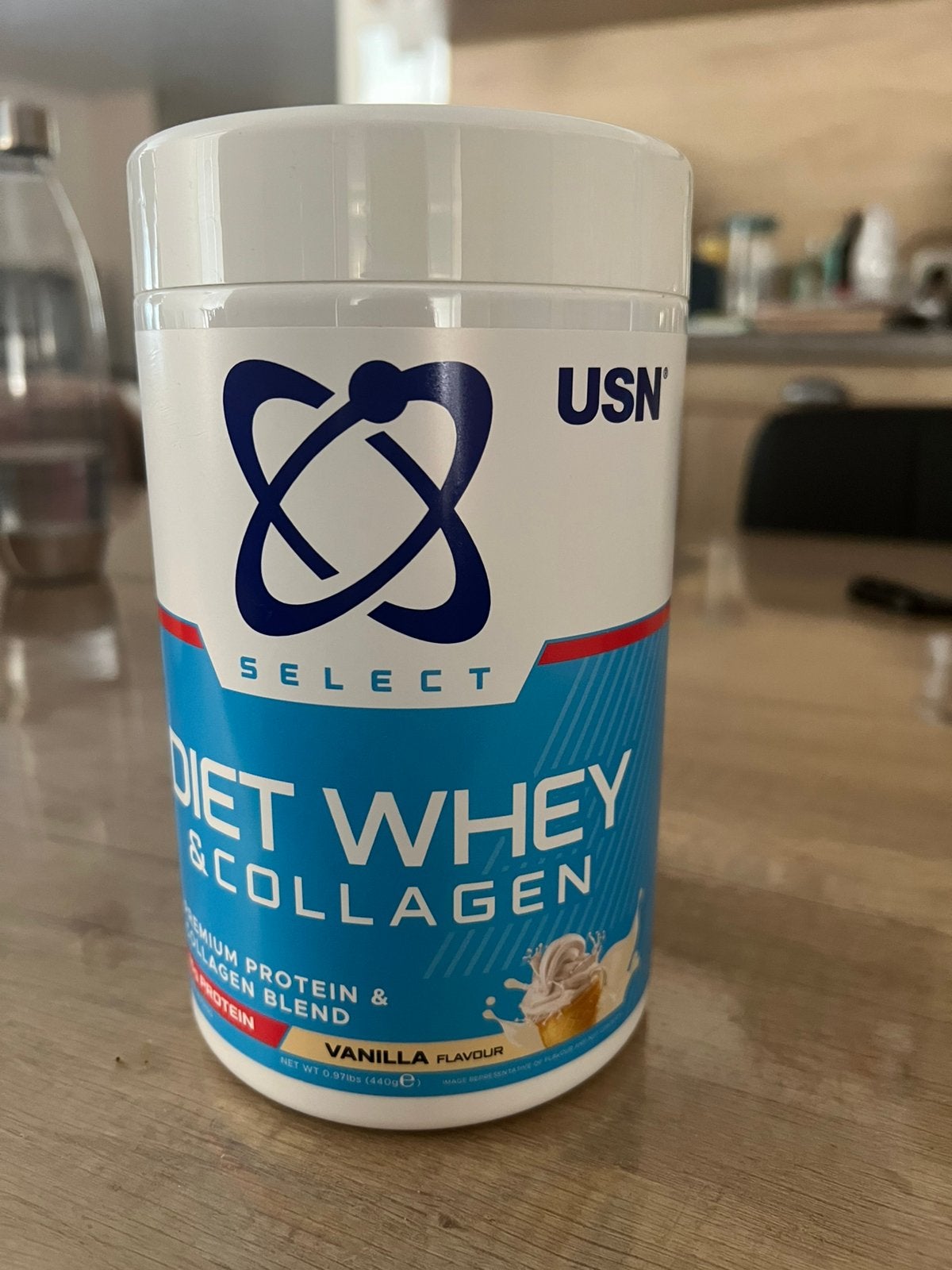 USN Diet Whey & collagen Vanilla, Ophalen of Verzenden, Nieuw