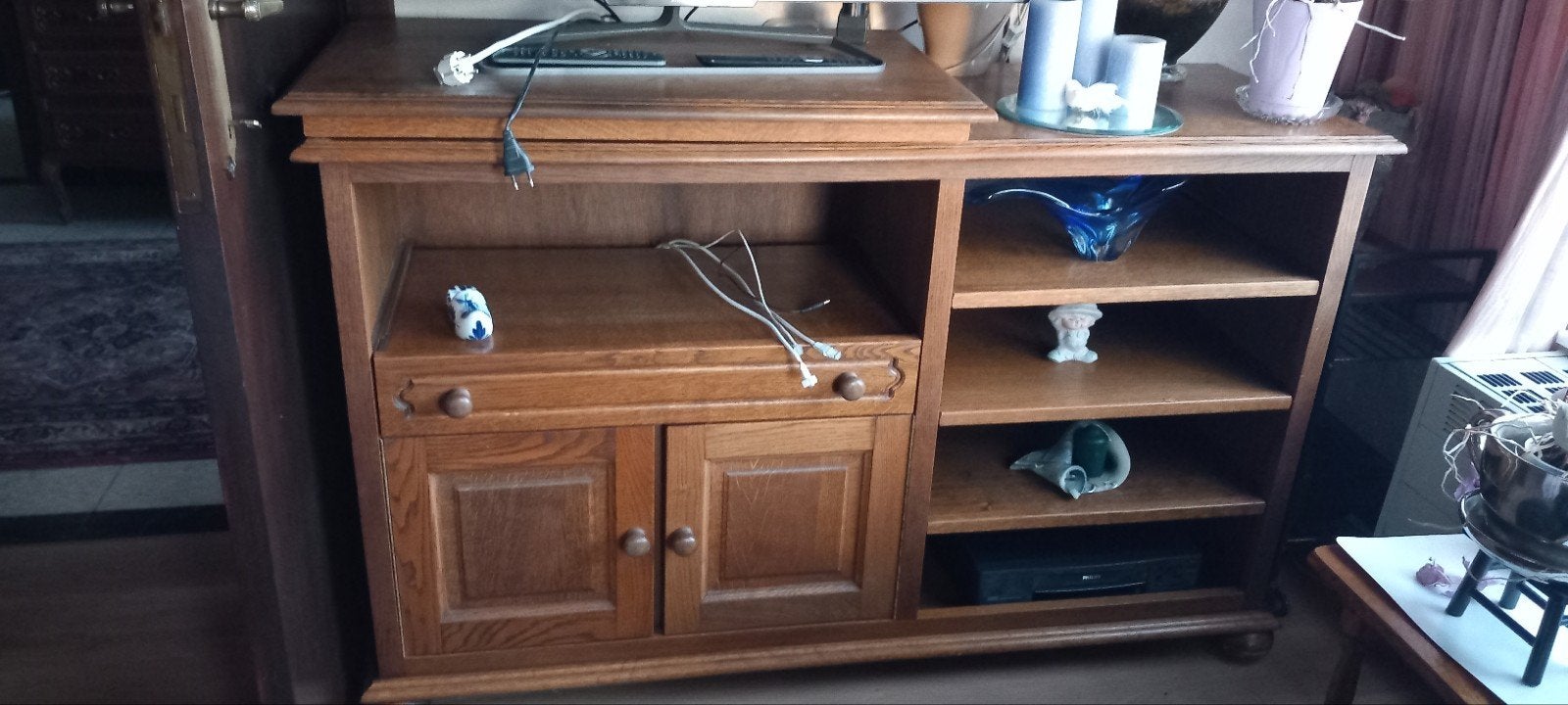 Houten TV kast, Huis en Inrichting, Ophalen, Gebruikt