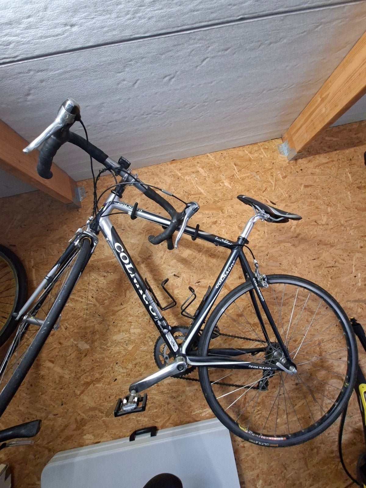 racefiets colnago 53s, Ophalen