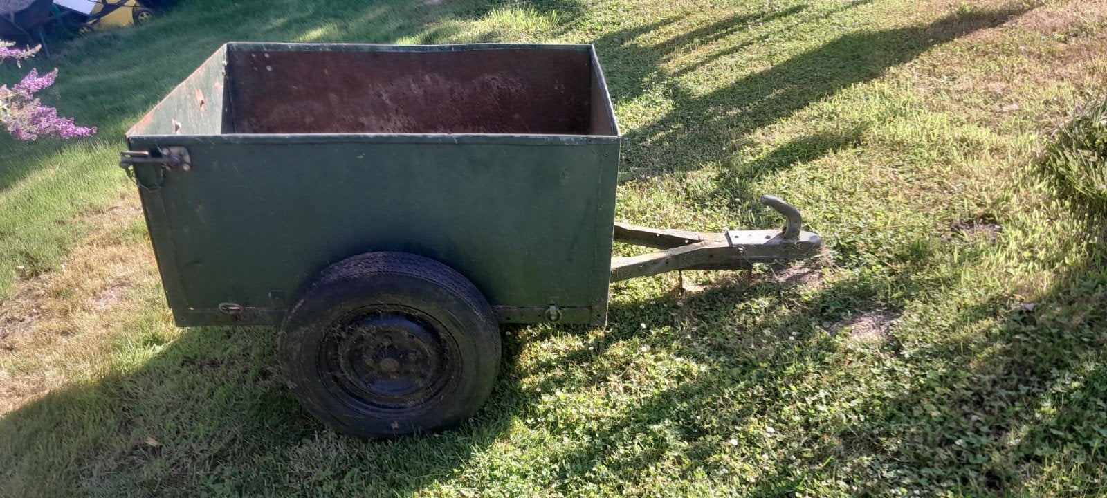 Petite remorque pour tracteur tondeuse ou quad, Enlèvement