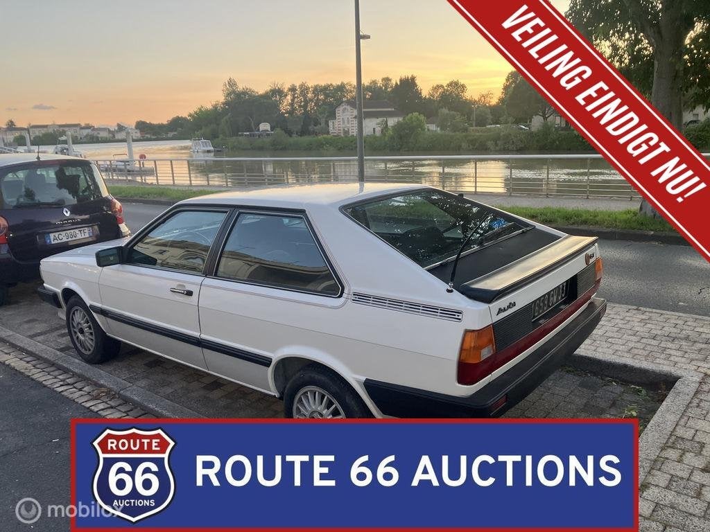Audi Coupé GT | 1984 | Route 66 Auctions, Auto's, Oldtimers, Zwart, Bedrijf, Handgeschakeld, Audi
