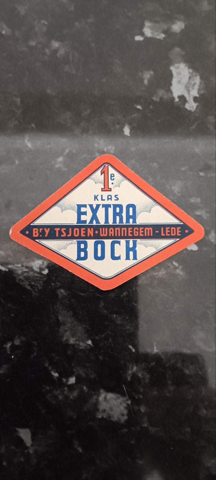 oud bieretiket extra bock. br Tsjoen wannegem Lede, Ophalen of Verzenden