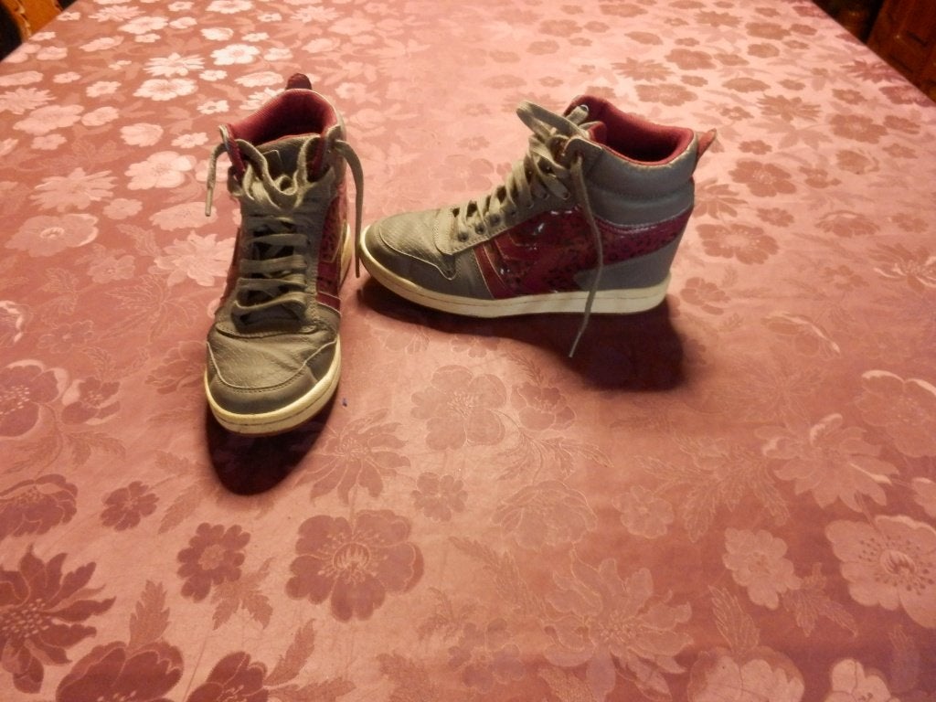 (26) - baskets femme p.38 grises - creeks -, Gris, Enlèvement ou Envoi, Sneakers et Baskets, Comme neuf