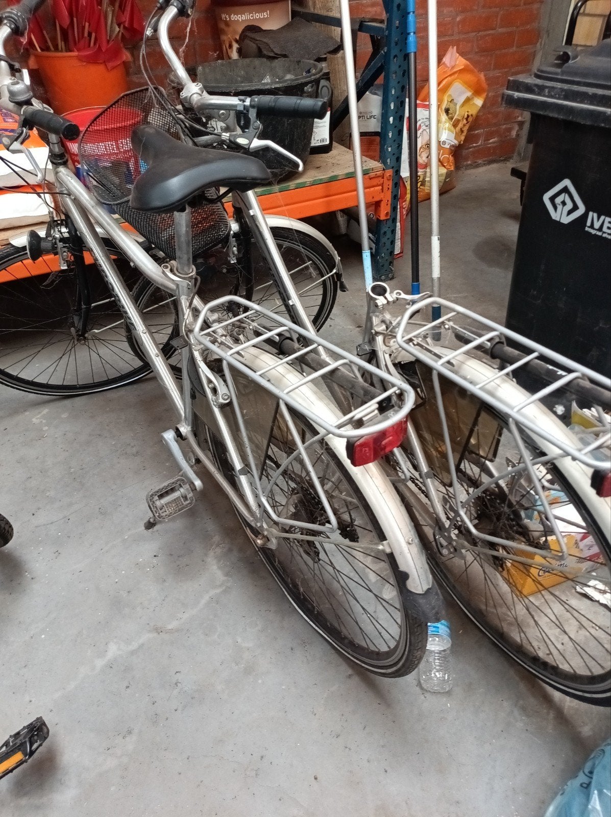 Fiets heren of dames, Ophalen