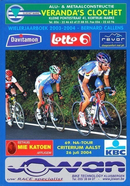 (sp144) Wielerjaarboek 2003-2004, Boeken, Verzenden, Gelezen