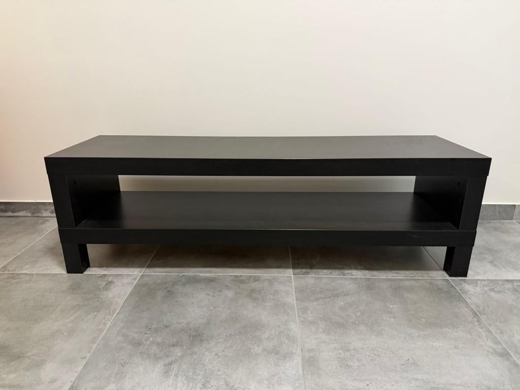 TV Meubel Zwart, Ophalen, 100 tot 150 cm, Zo goed als nieuw, Minder dan 100 cm