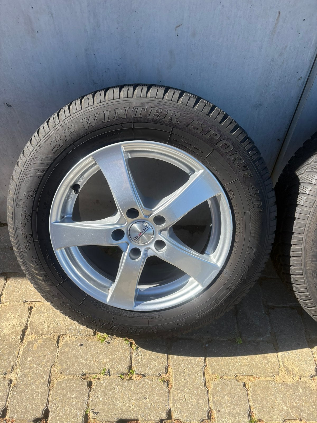 Dezent velgen 16 inch te koop met banden dunlop sp winter, Ophalen, 16 inch, Banden en Velgen, Winterbanden