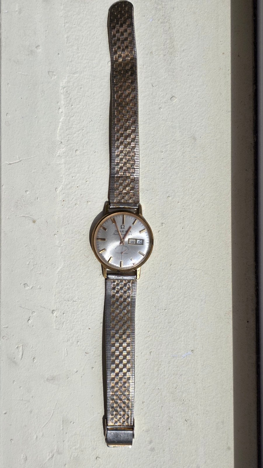 vintage horloge, Ophalen of Verzenden, Gebruikt, Polshorloge