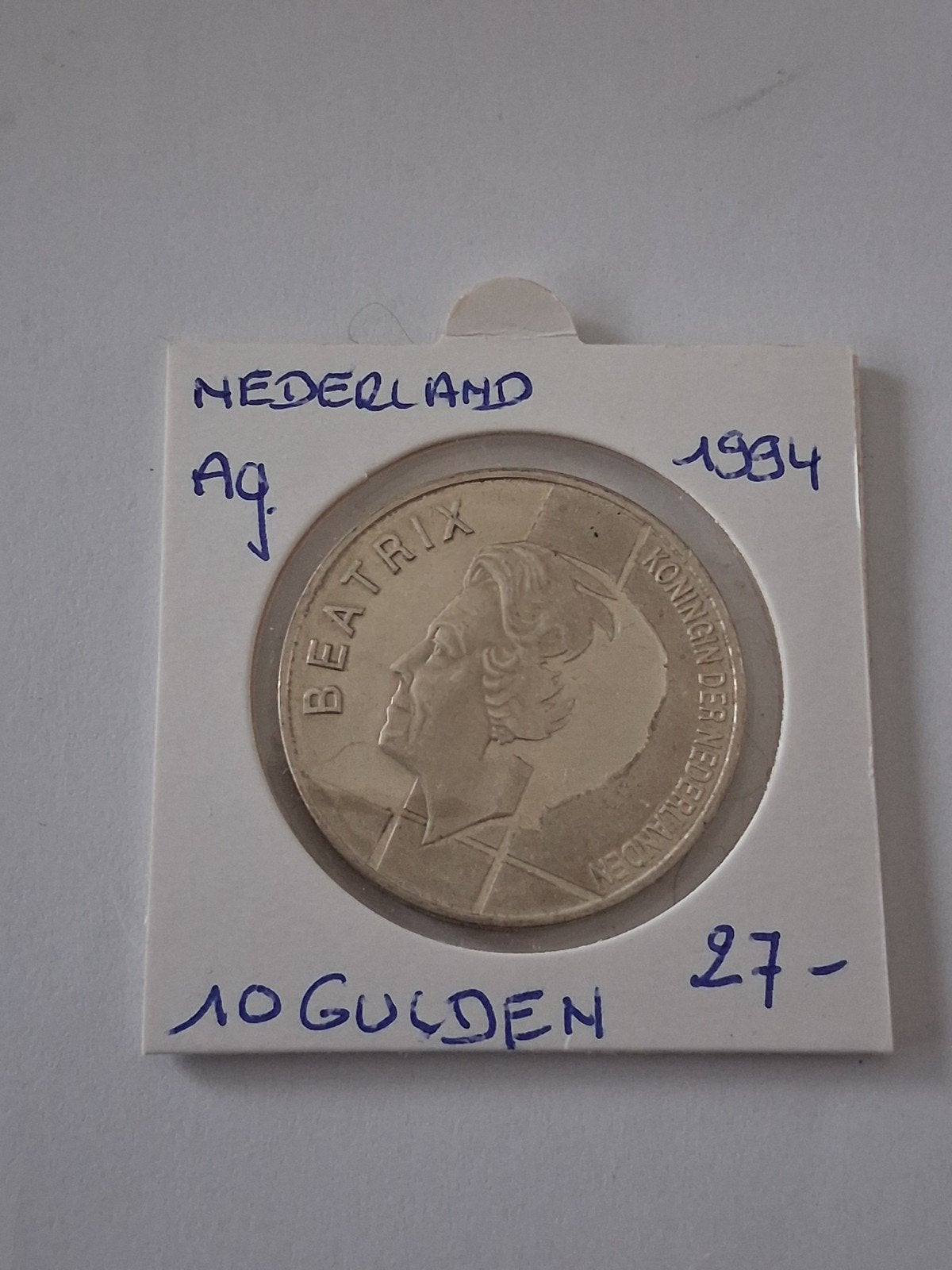 Nederland 10 gulden 1994 AG, Postzegels en Munten, Ophalen of Verzenden, 10 gulden