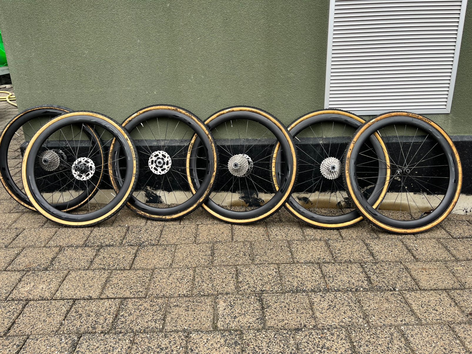 Carbon tubewielen dt 350, Ophalen