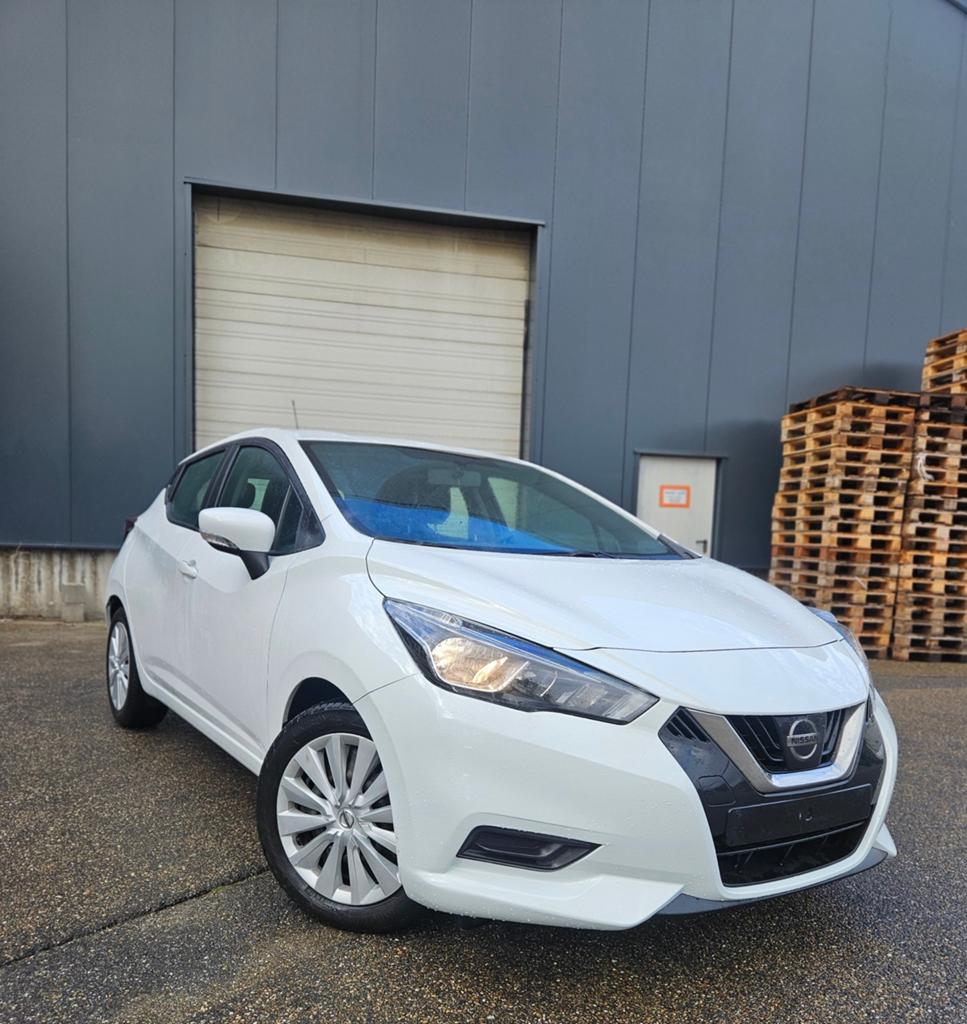 Nissan Micra 0.9 benzine 2017 - Bose system - 21.000 km!!, Auto's, Voorwielaandrijving, Wit, Handgeschakeld, 5 deurs