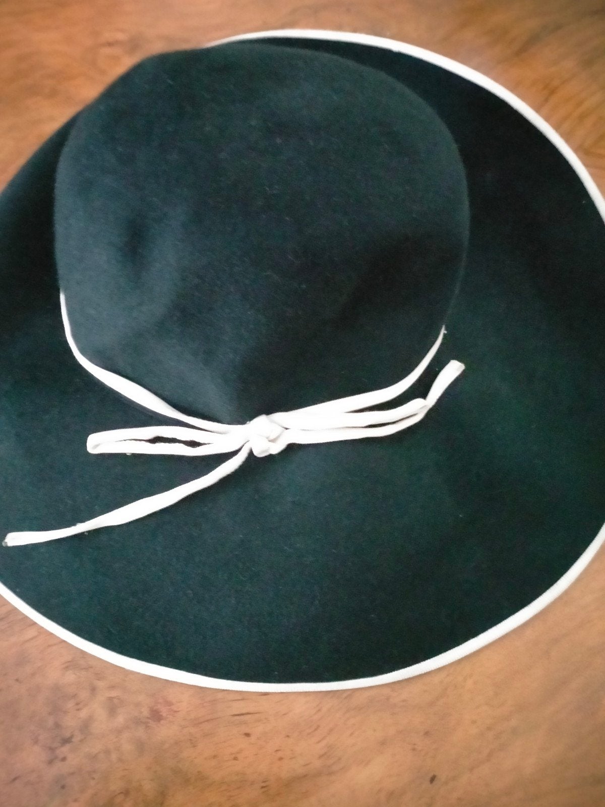 Zwarte vilten hoed., Vêtements | Femmes, Chapeaux & Casquettes, Enlèvement, Chapeau