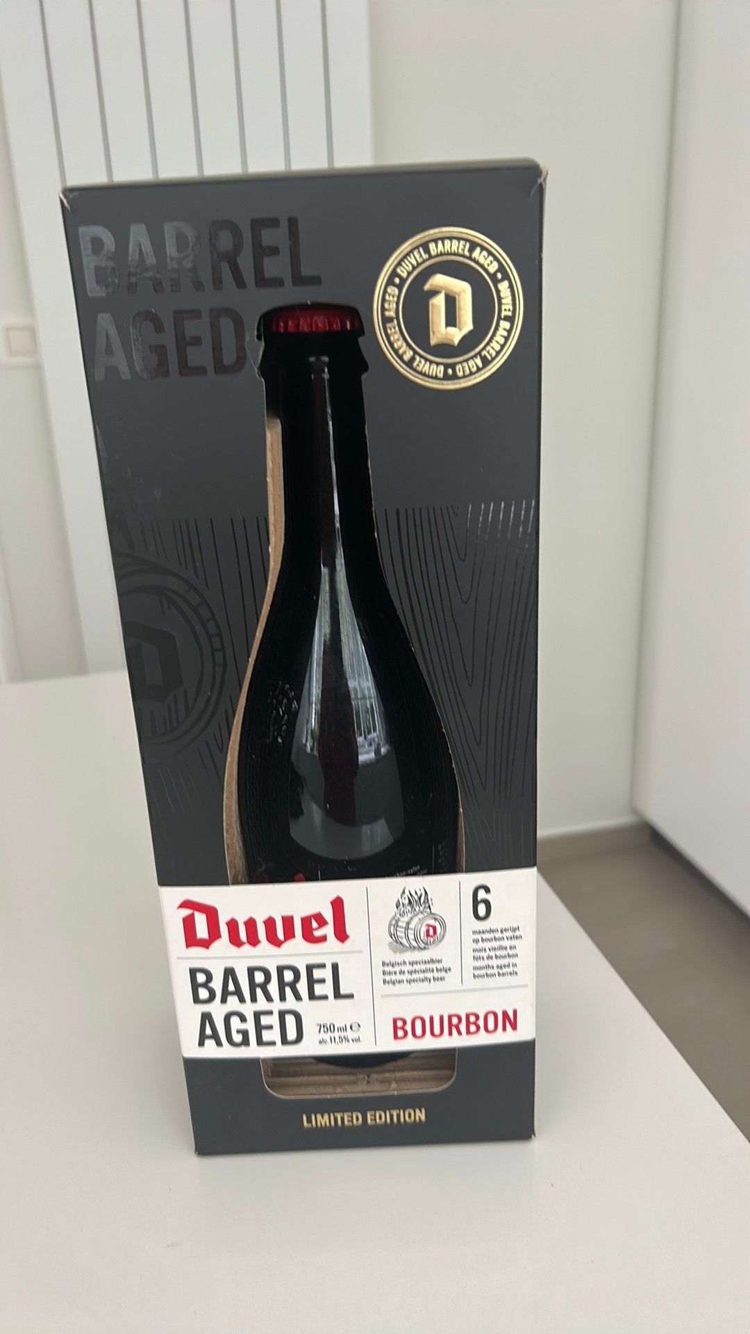 Duvel Barrel Aged Bourbon batch 1, Verzamelen, Biermerken, Ophalen, Zo goed als nieuw, Duvel