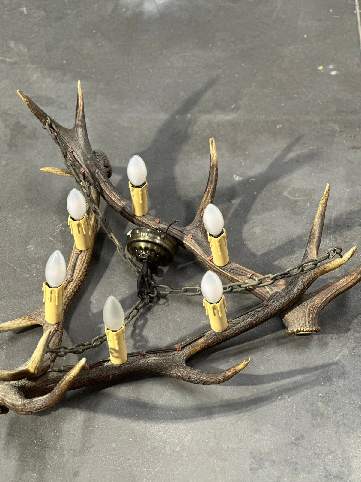 Gewei luster, Antiek en Kunst, Ophalen