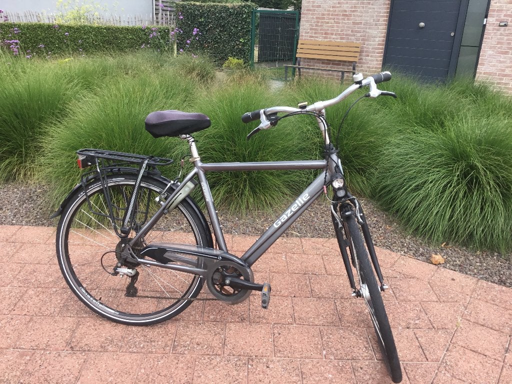 Herenfiets Gazelle te koop, Ophalen, Gebruikt, Velgrem, Versnellingen