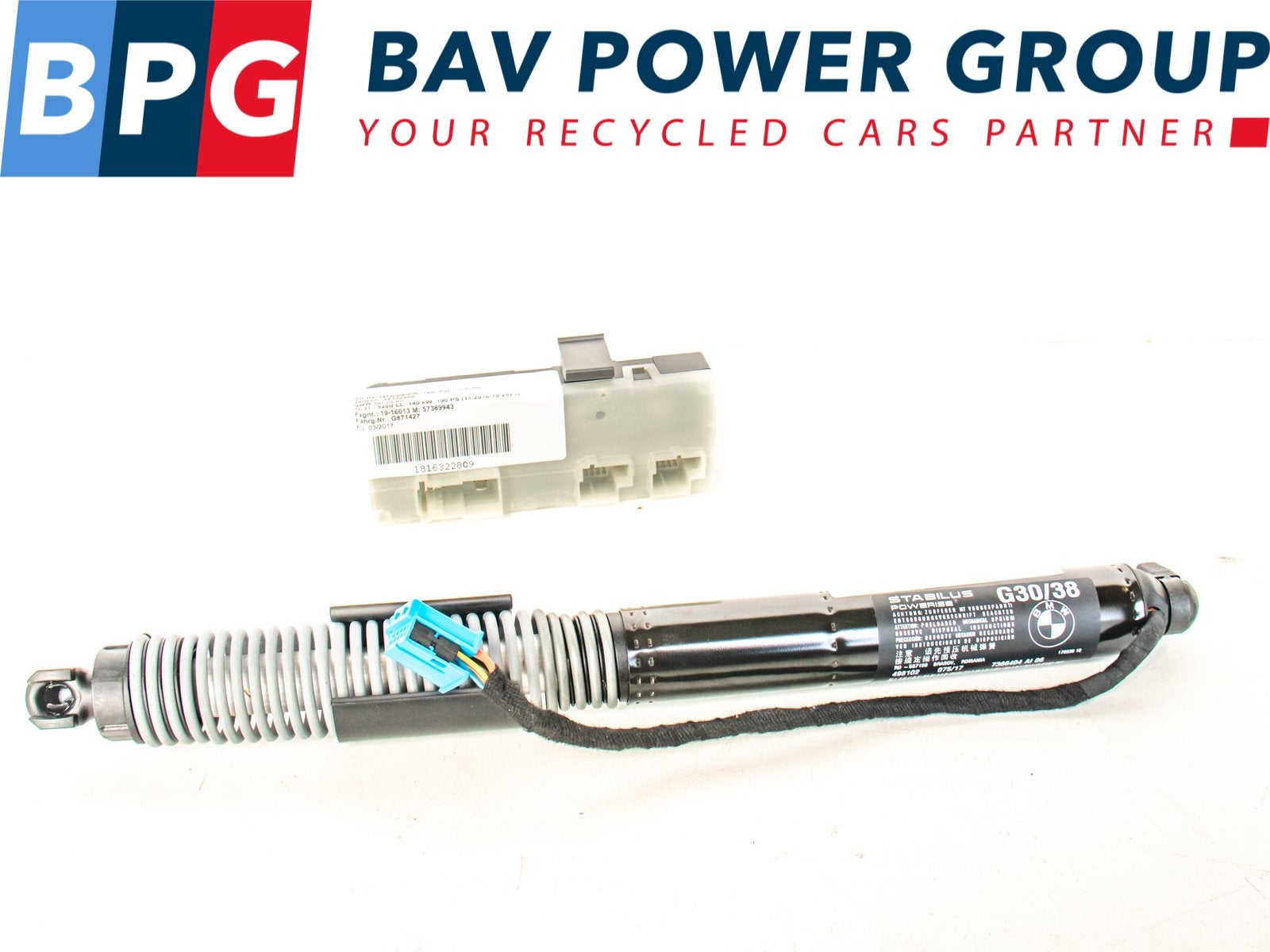 GASDRUKVEER ACHTER M5 F90 BMW 5 serie (G30) (51247366404), Gebruikt, BMW, Petuelring 130
80809  München, DE, Bayerische Motoren Werke AG
