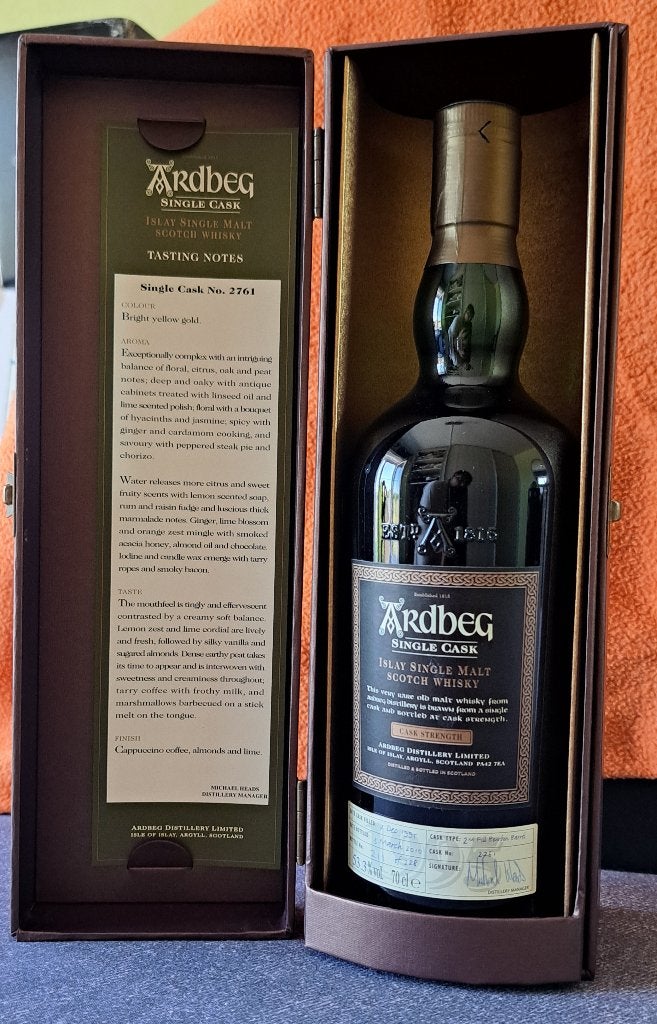 Whisky Ardbeg Single Cask, Verzamelen, Overige gebieden, Overige typen, Nieuw, Ophalen of Verzenden