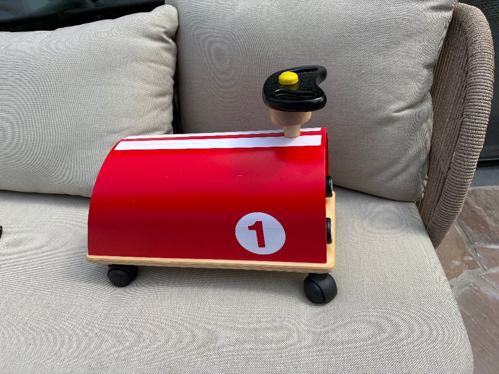 Pintoy loopwagen, Ophalen, Zo goed als nieuw, Rij- of Hobbelspeelgoed