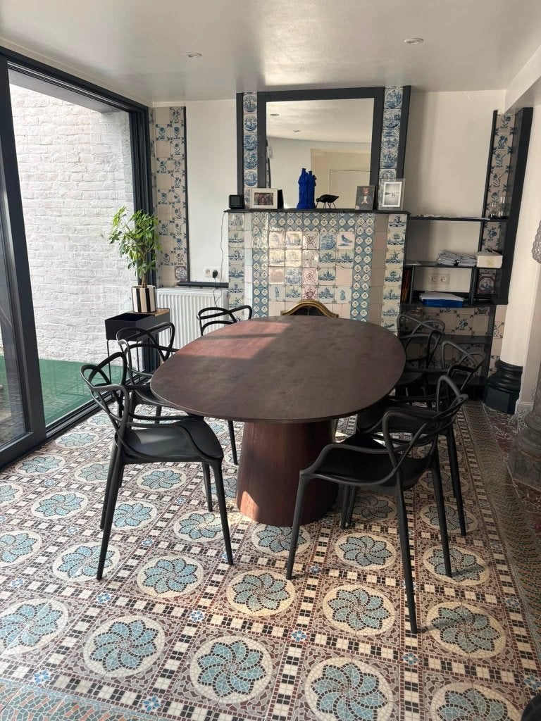 Table salle à manger (Deco Addict), Maison & Meubles, Enlèvement, Utilisé, 50 à 100 cm, Ovale