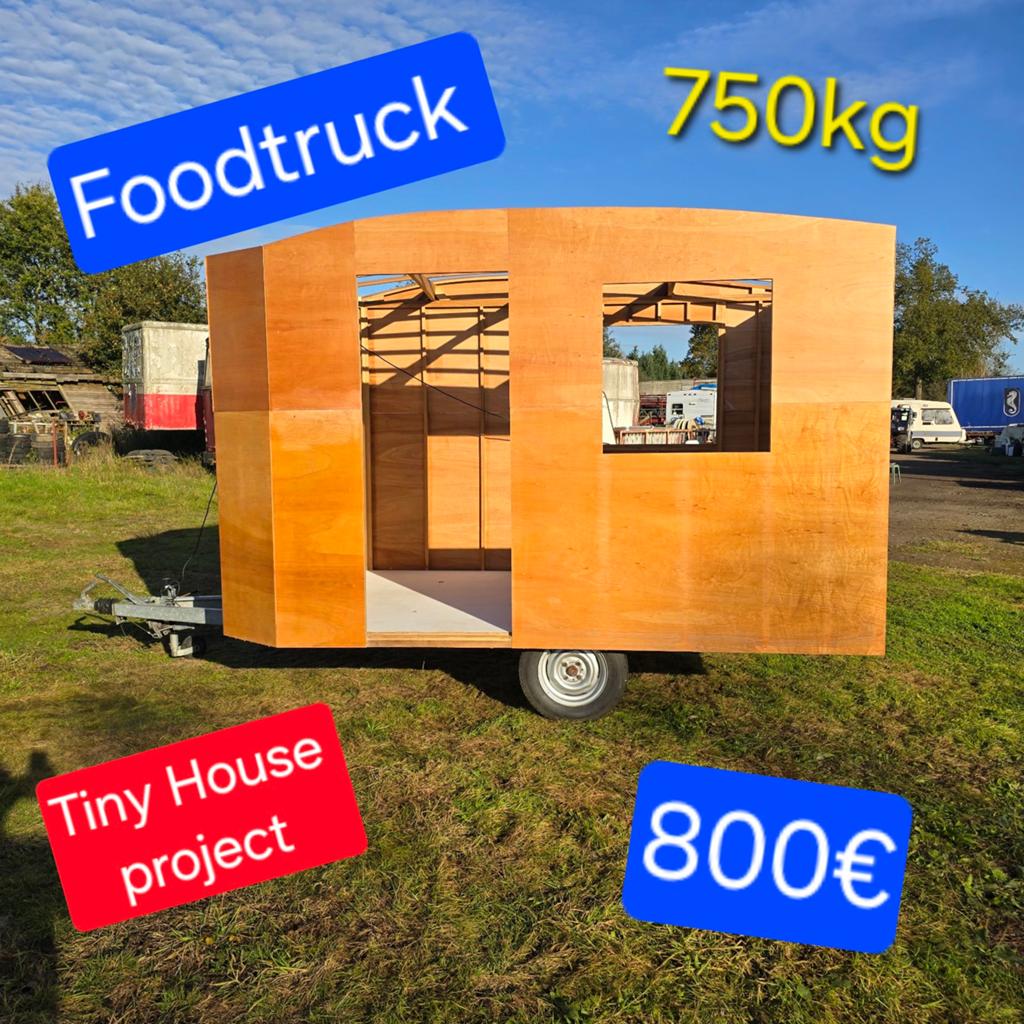 Tuinhuis Tiny House pipowagen foodtruck caravan 750kg bouw, Ophalen