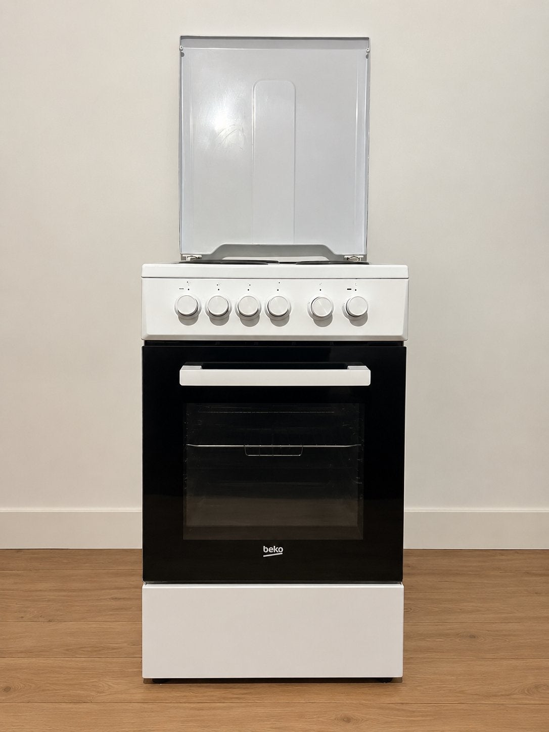 Beko elektrische kookplaat 50 cm, Ophalen, Grill, 3 kookzones of minder, Zo goed als nieuw