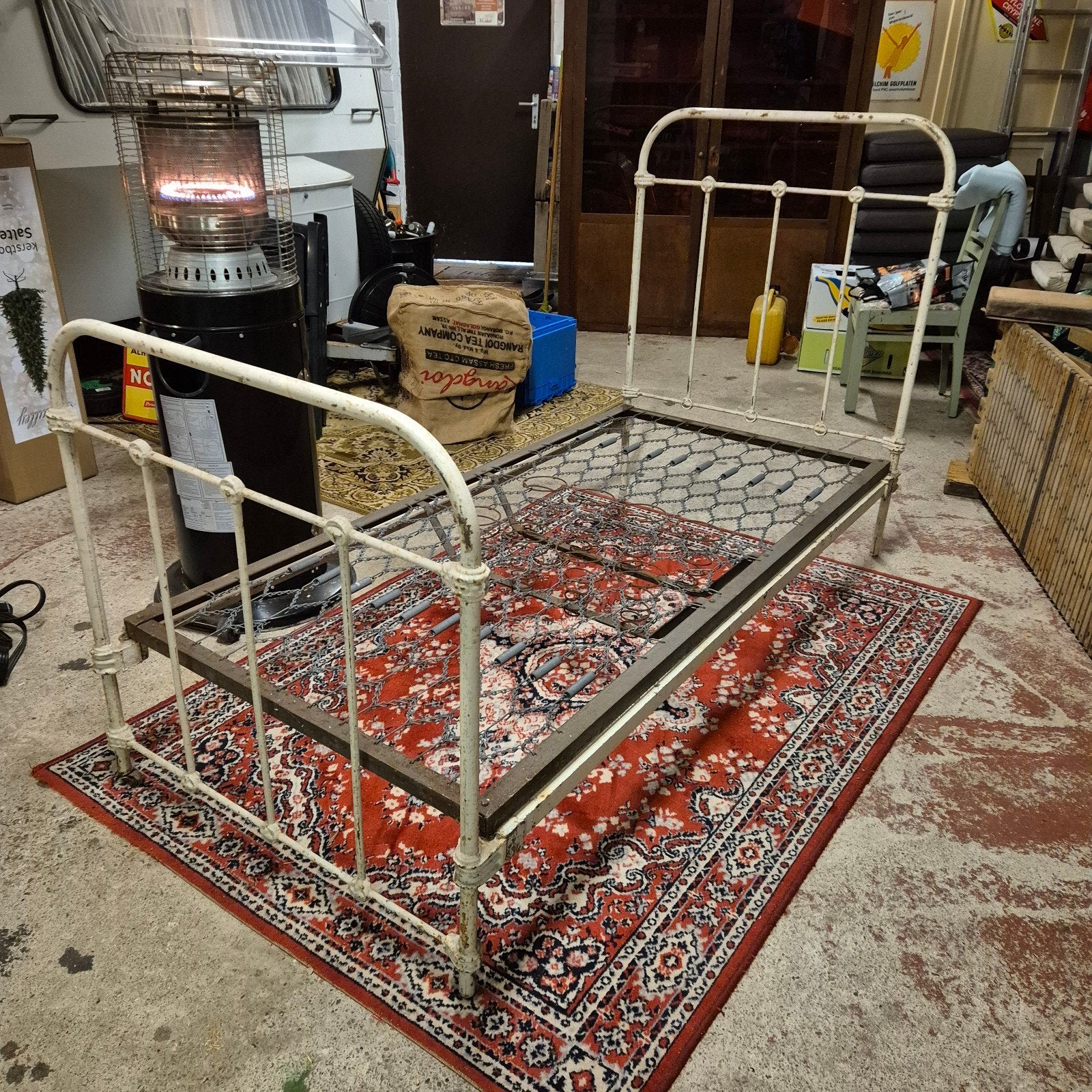 antiek bed, Ophalen