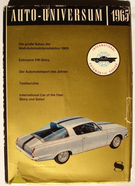Auto-Universum 1965, Envoi, Utilisé, Général