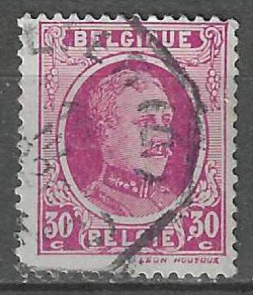 Belgique 1921/1927 - Yvert/OBP 200 - Roi Albert I. (ST), Envoi, Affranchi, Oblitéré, Maison royale
