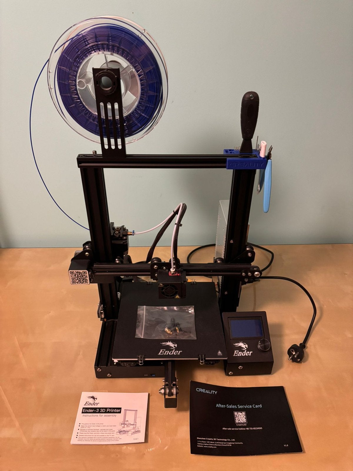 Creality Ender-3 3D-printer + filament, Computers en Software, 3D Printers, Ophalen, Gebruikt, Filament