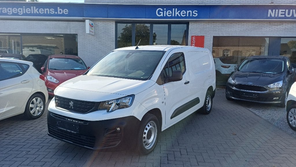 peugeot partner 1.5Hdi 3-zits/gps/cruise/camera/garantie, Auto's, Voorwielaandrijving, Stof, Wit, Bedrijf