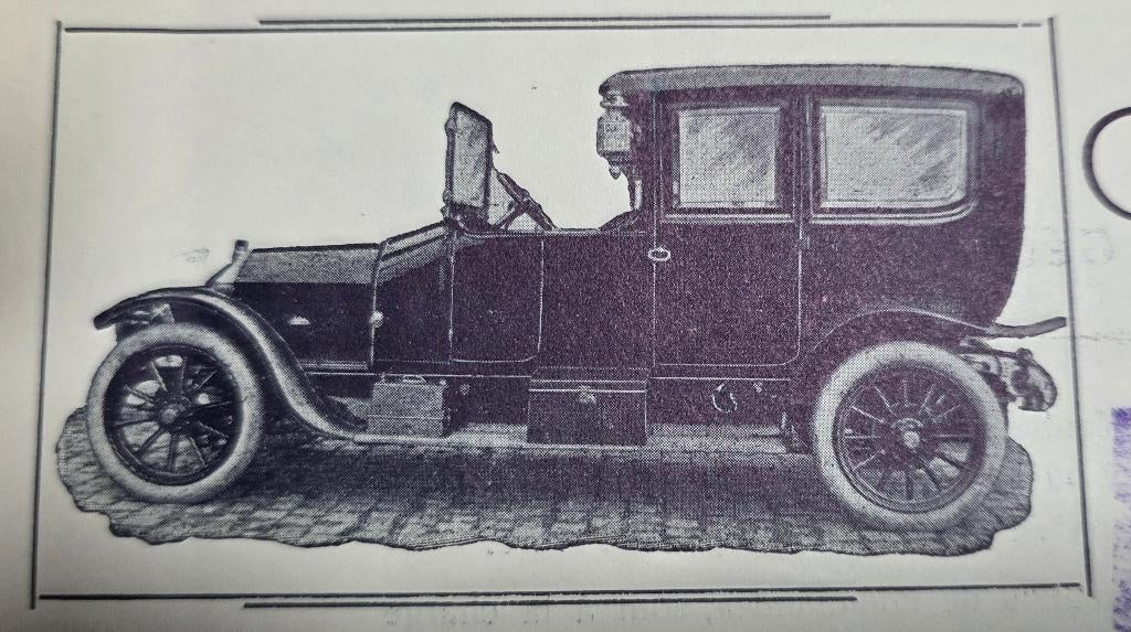 1917+Automobilia+LAS+Victor COLSON+Rue Basse-Wez, Collections, Cartes postales | Belgique, Non affranchie, Liège, Avant 1920, Enlèvement ou Envoi