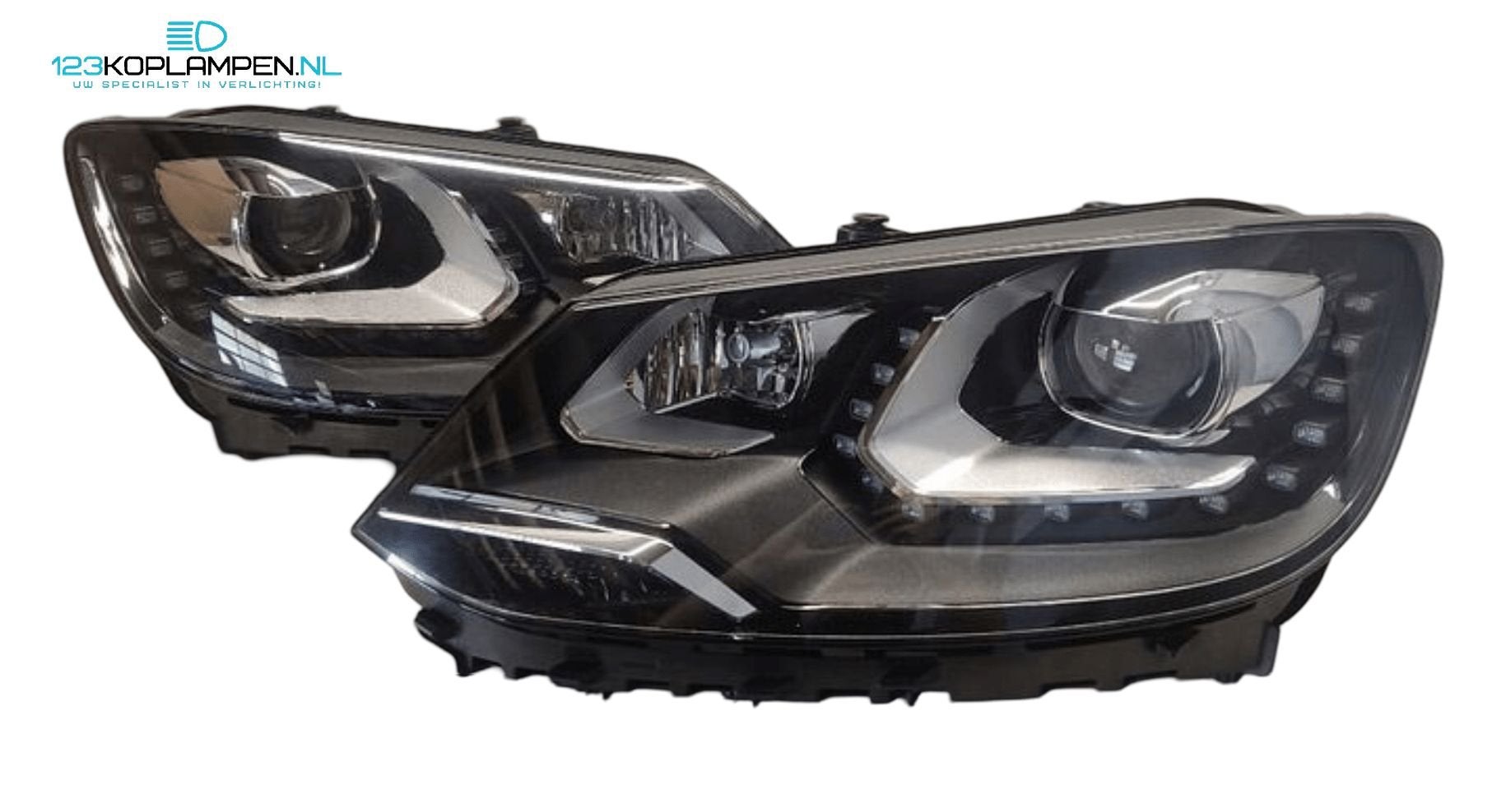 VW Sharan 7N1 Xenon Led Koplamp links rechts, Auto-onderdelen, Gebruikt, -, Volkswagen, -