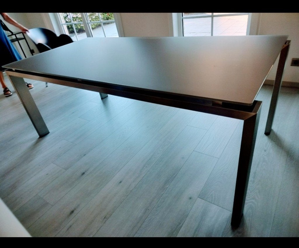 Moderne eettafel, Ophalen, 50 tot 100 cm, Zo goed als nieuw, Vijf personen of meer